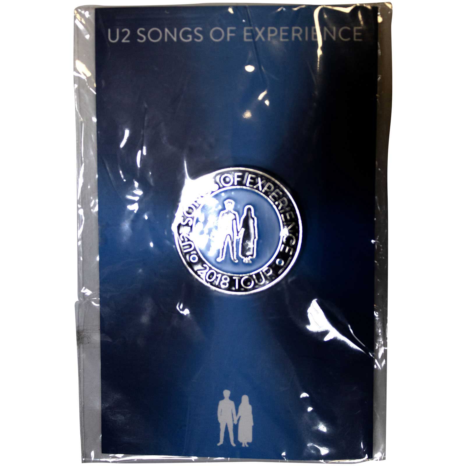 Een foto van een U2 Speld Badge