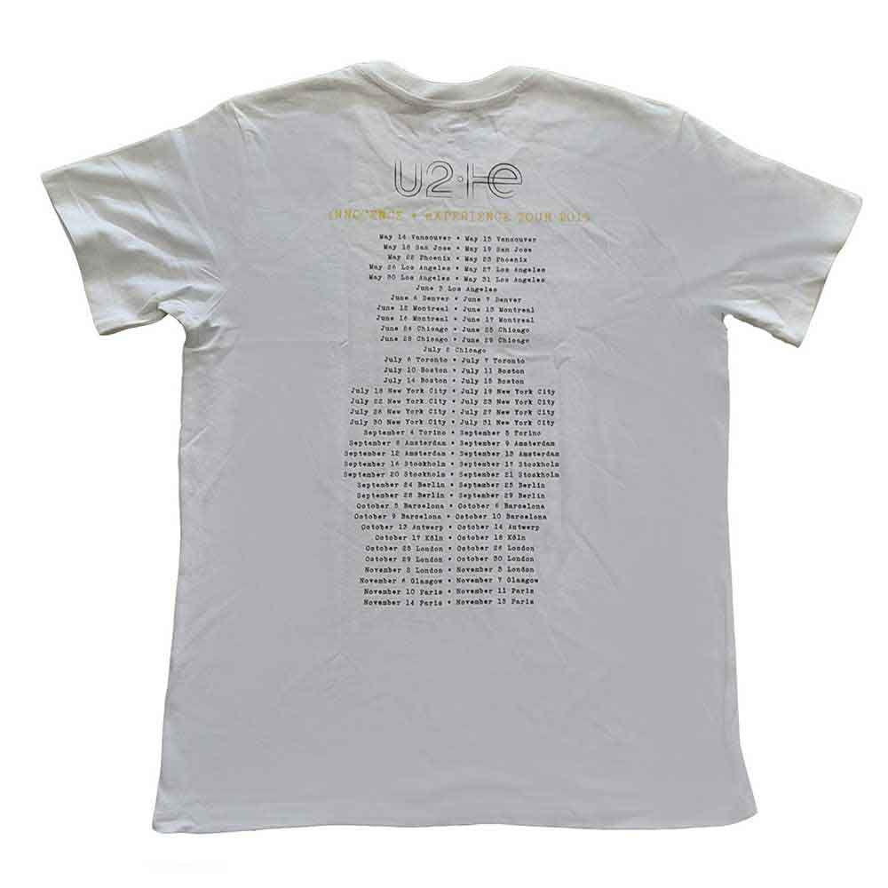 Een foto van een U2 T-Shirt