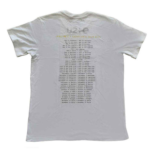 Een foto van een U2 T-Shirt