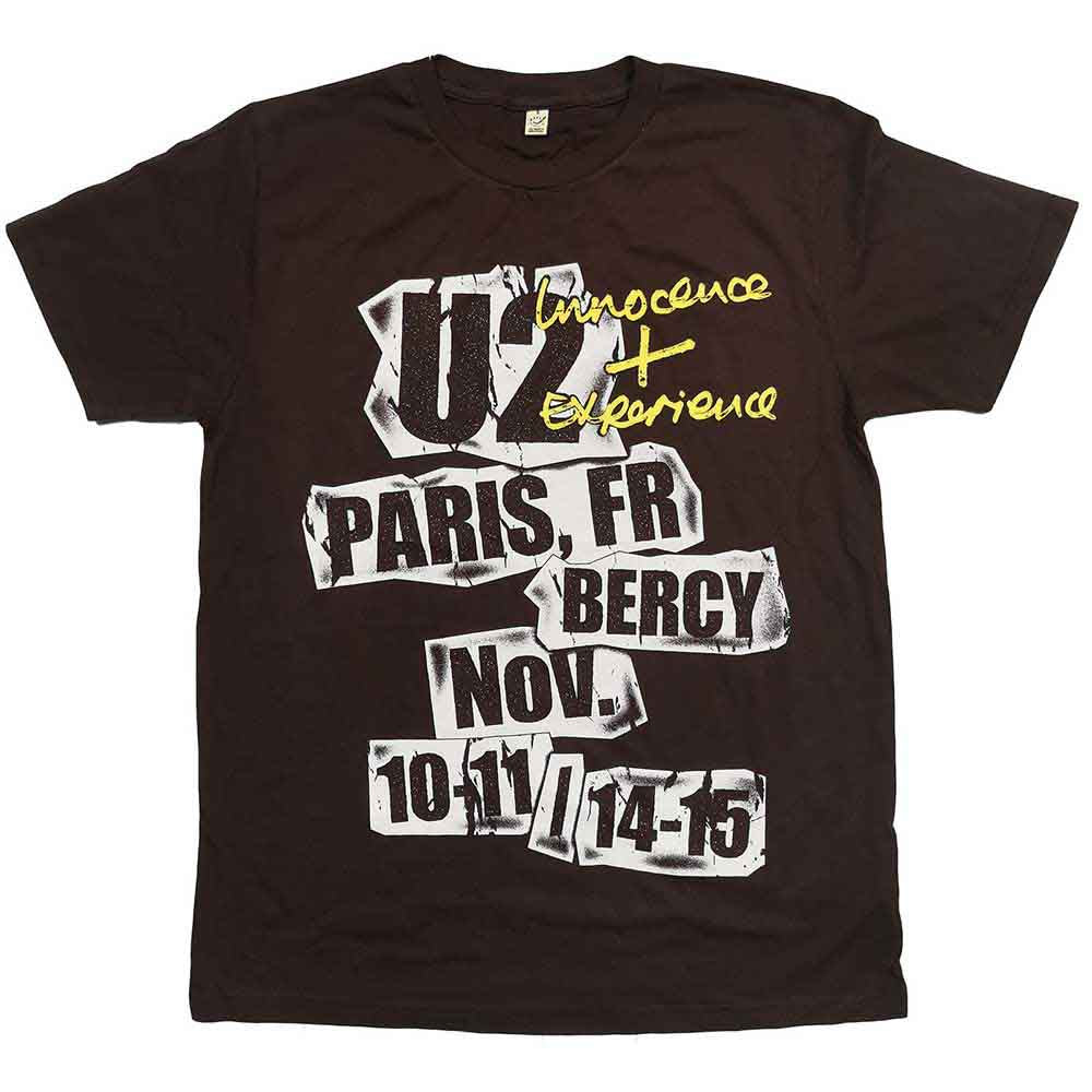 Een foto van een U2 T-Shirt