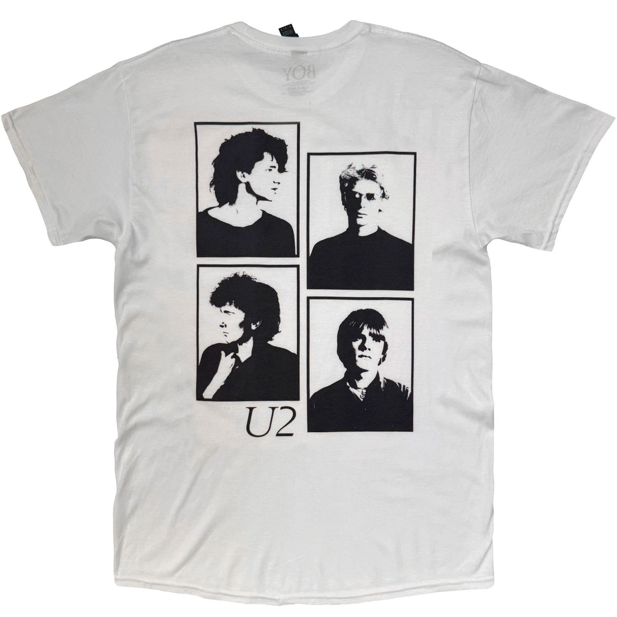 Een foto van een U2 T-Shirt