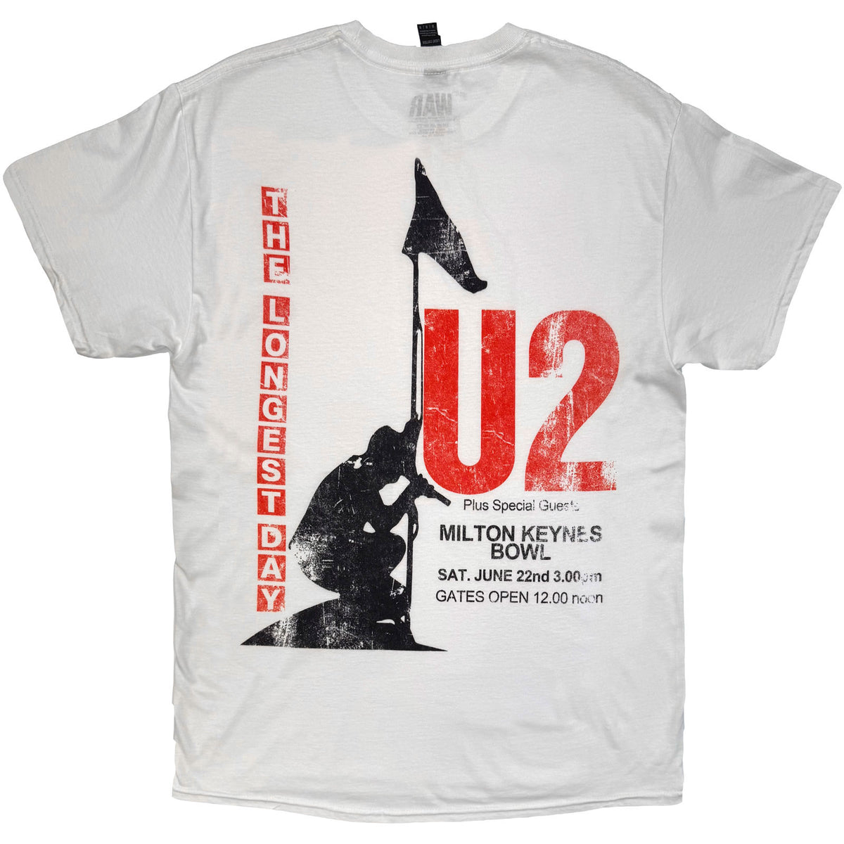 Een foto van een U2 T-Shirt