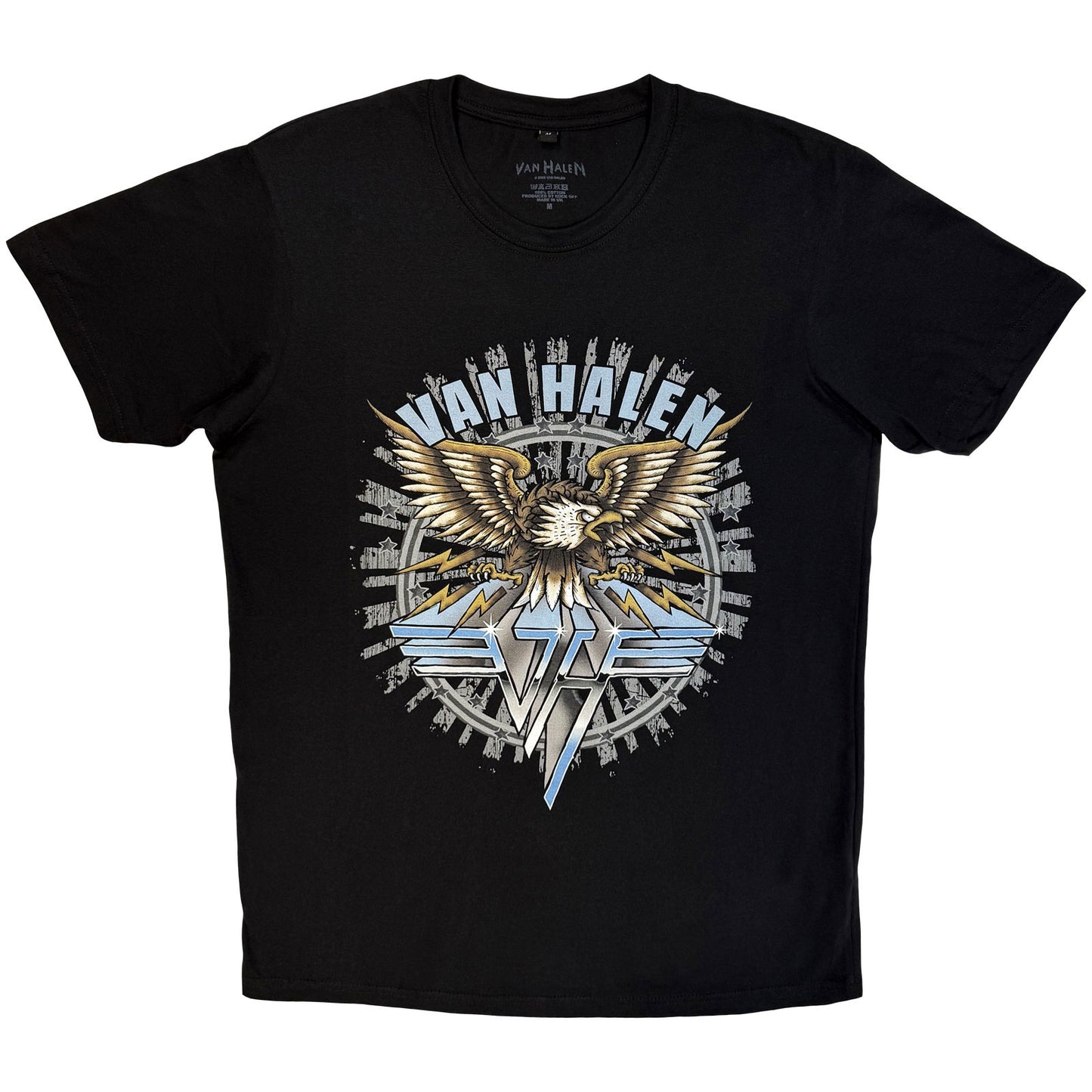 Een foto van een Van Halen T-Shirt