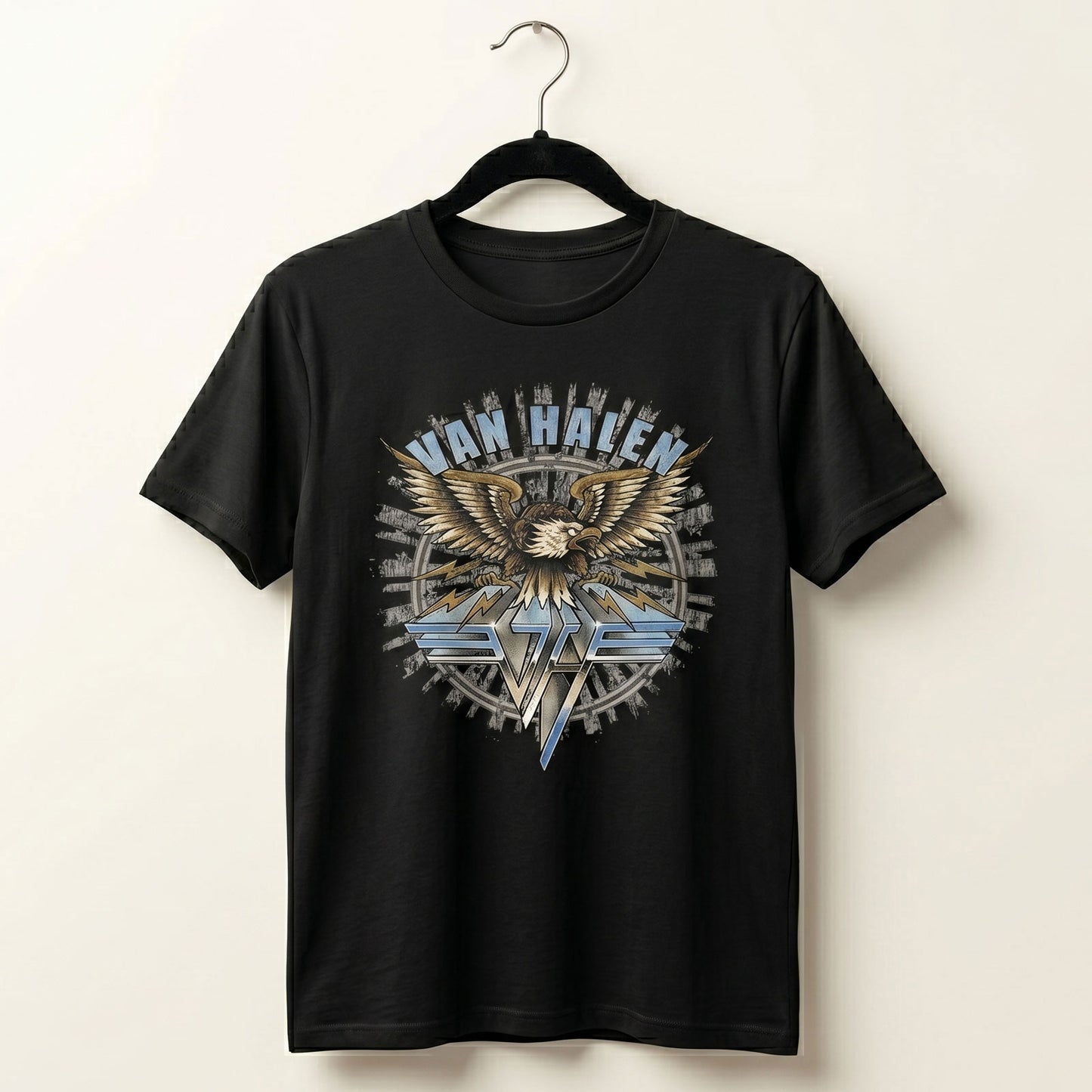 Een foto van een Van Halen T-Shirt