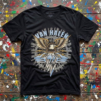 Een foto van een Van Halen T-Shirt