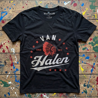 Een foto van een Van Halen T-Shirt