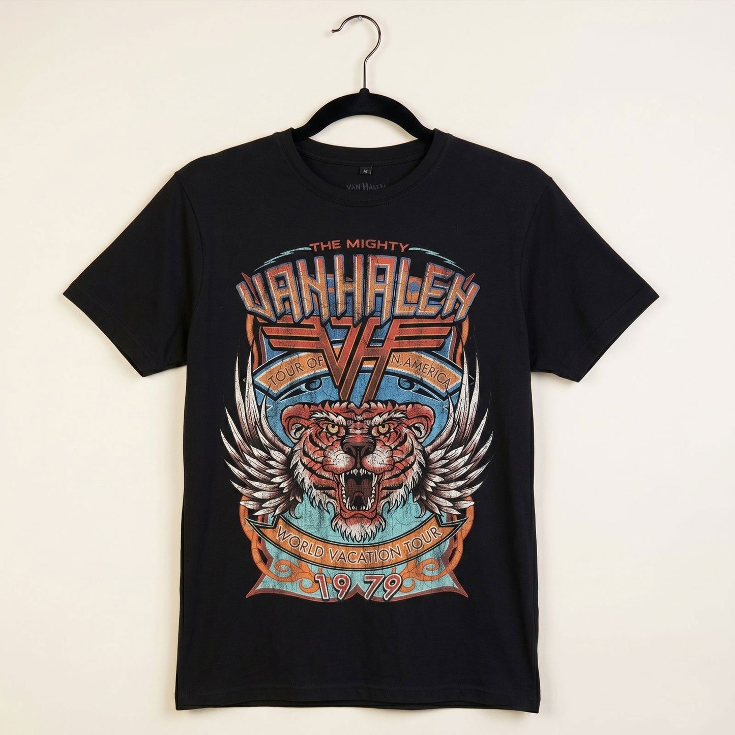 Een foto van een Van Halen T-Shirt