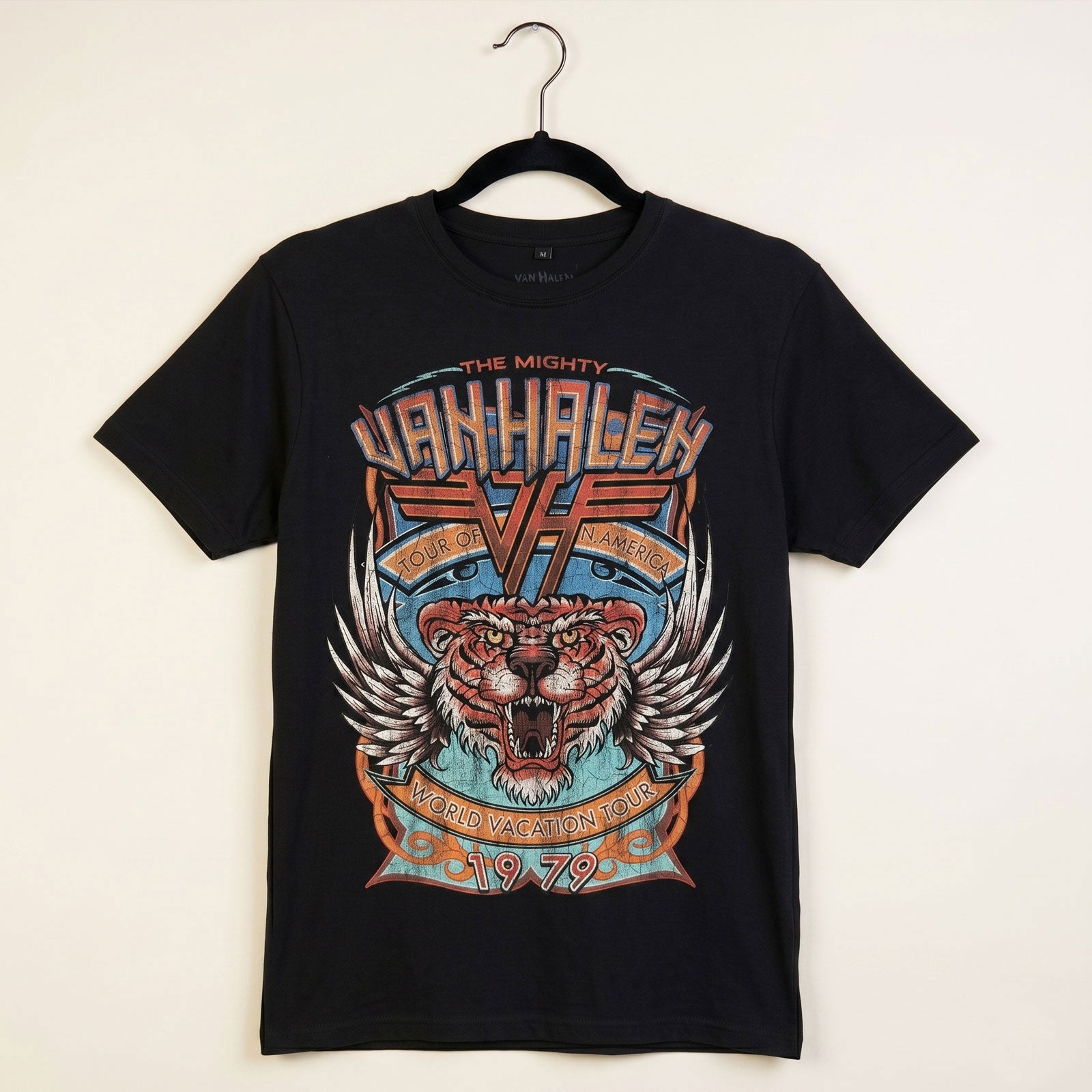 Een foto van een Van Halen T-Shirt