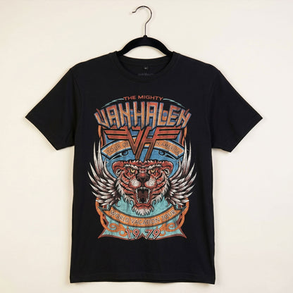 Een foto van een Van Halen T-Shirt