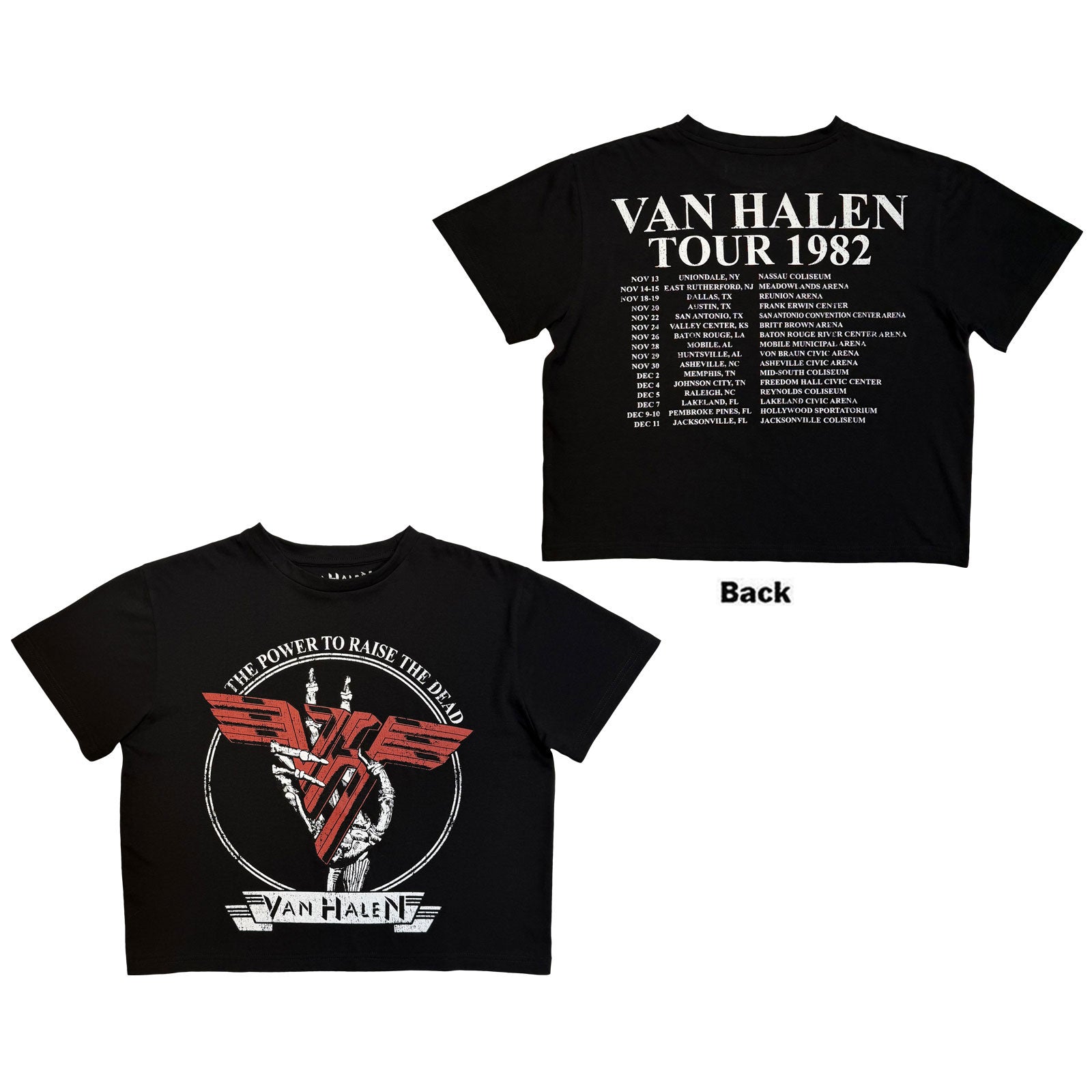 Een foto van een Van Halen T-Shirt