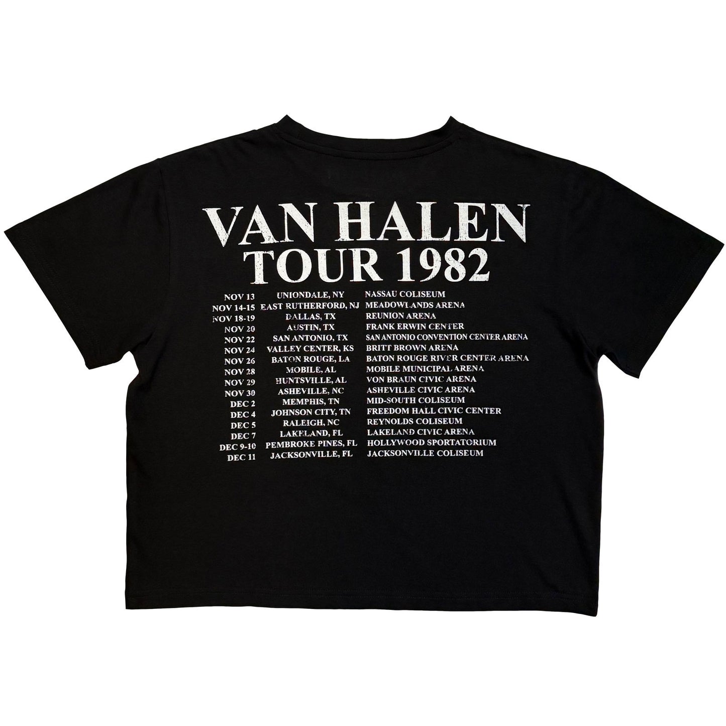 Een foto van een Van Halen T-Shirt
