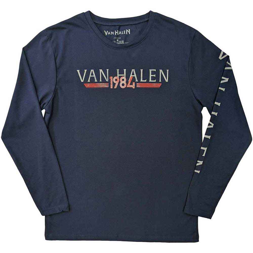 Een foto van een Van Halen Long Sleeve T-Shirt