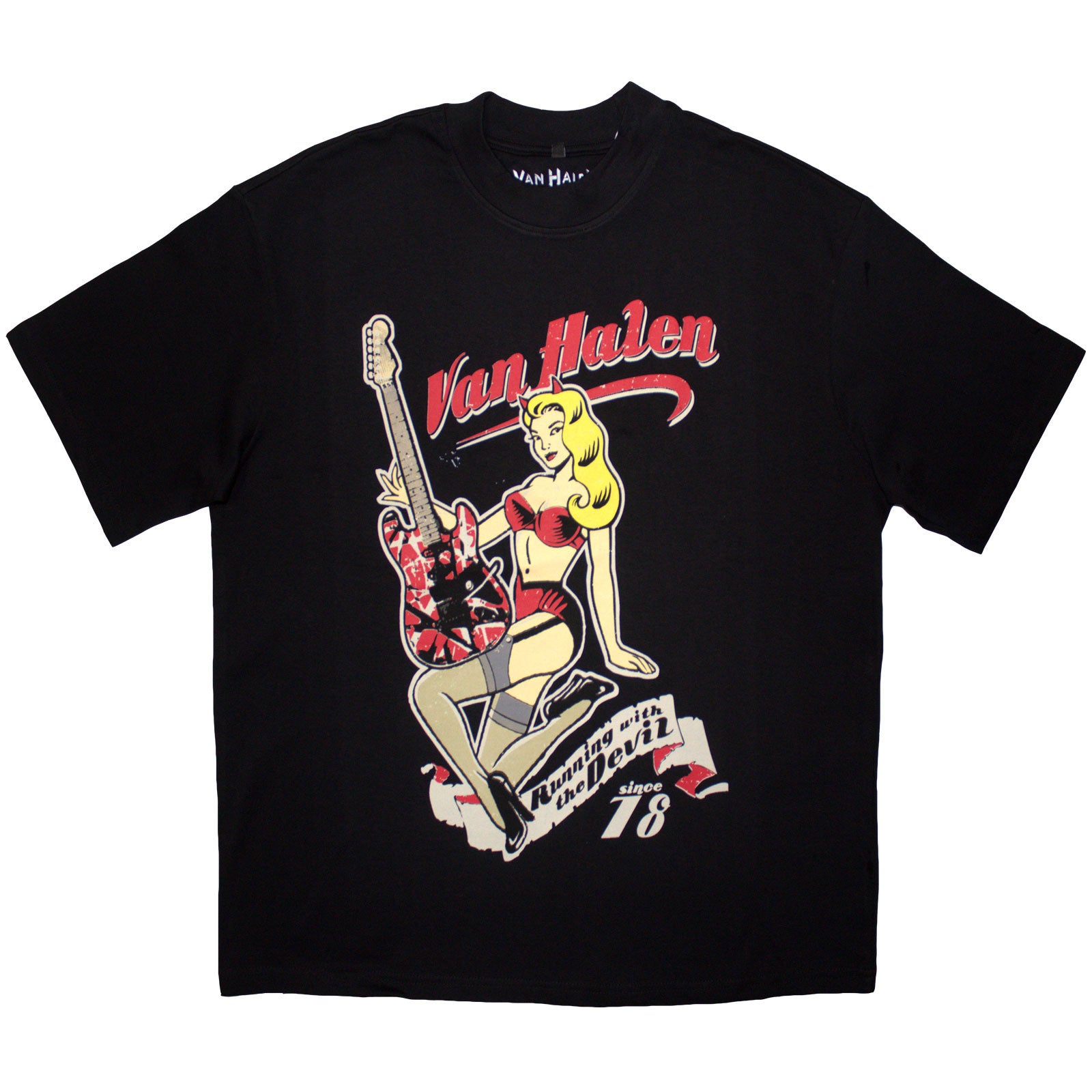 Een foto van een Van Halen T-Shirt