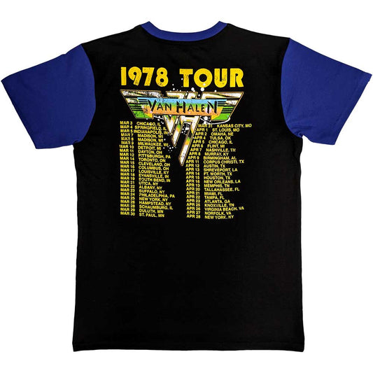 Een foto van een Van Halen Raglan T-Shirt
