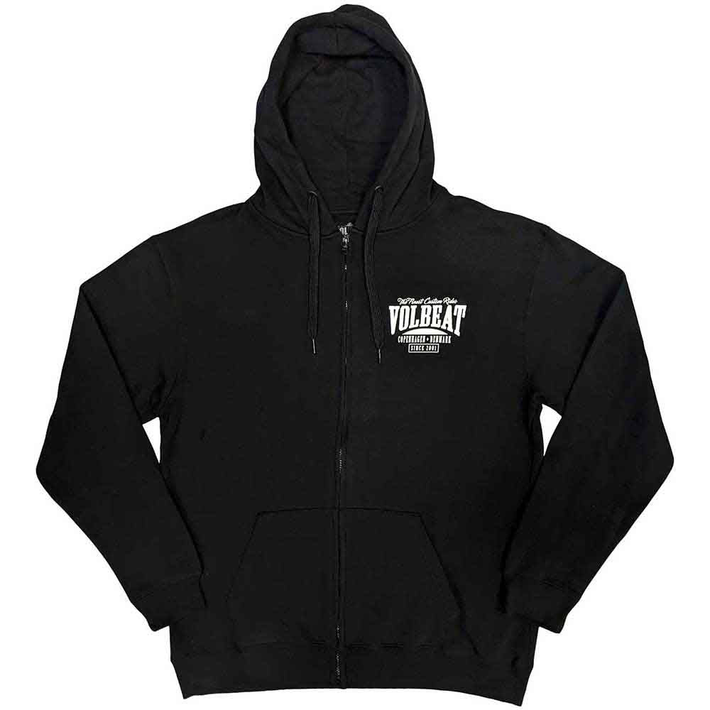 Een foto van een Volbeat Rits Hoodie
