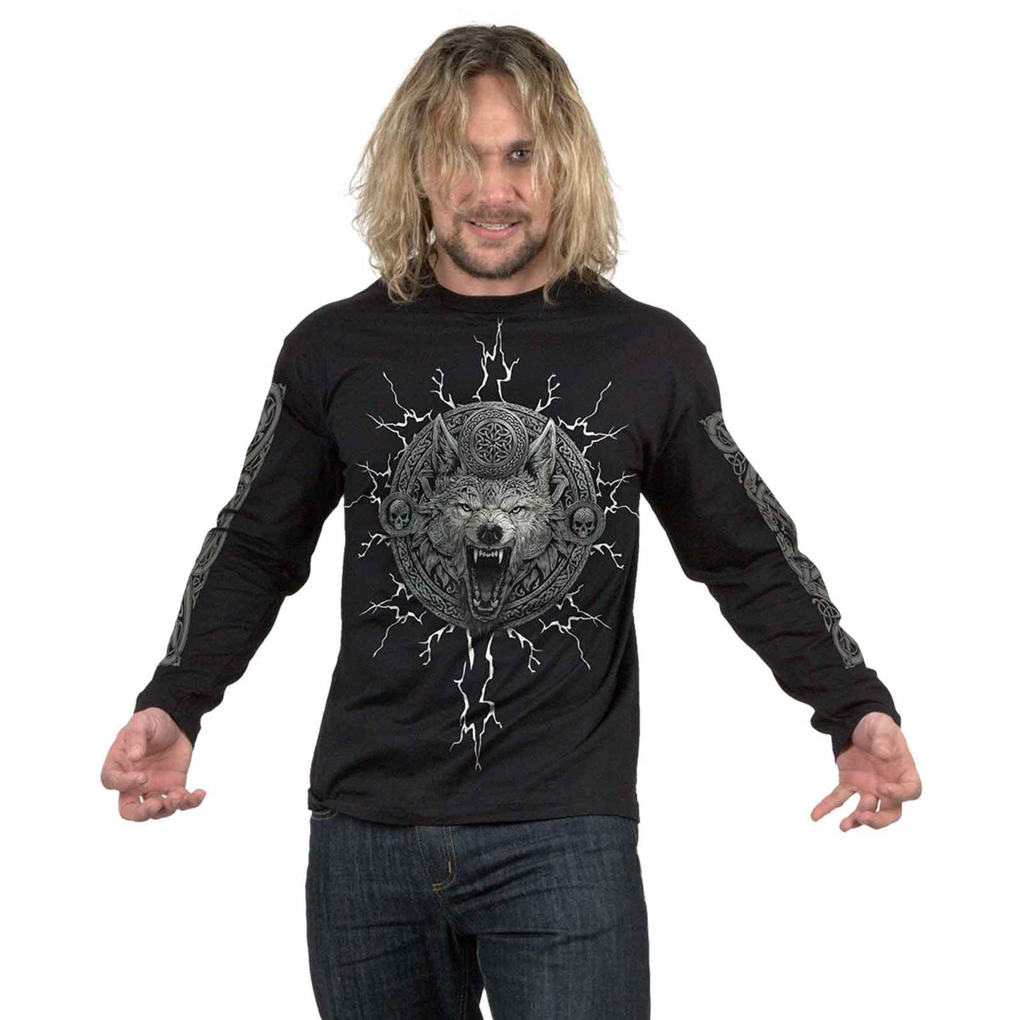 Een foto van een Spiral Lange Mouw T-Shirt