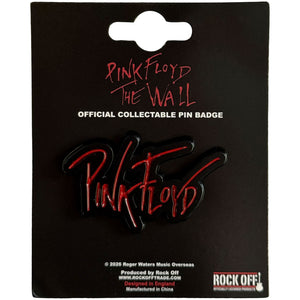 Een foto van een Pink Floyd Speld Badge
