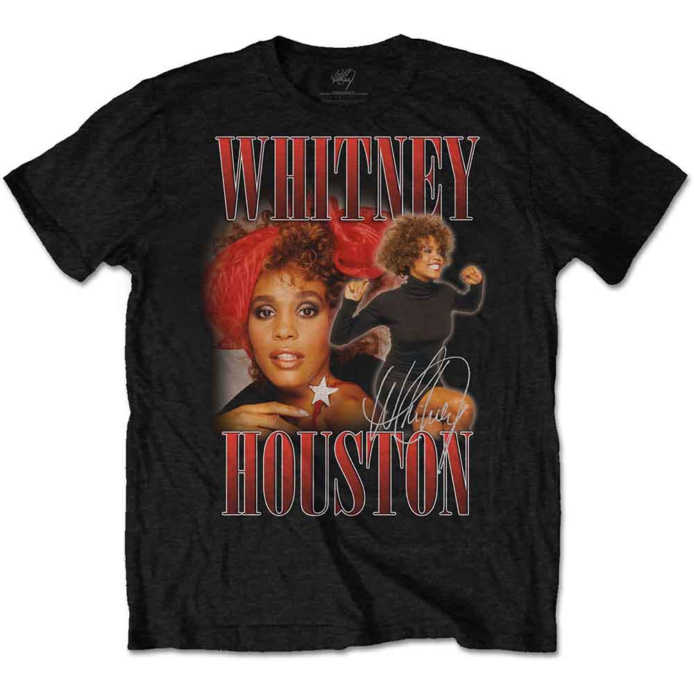 Een foto van een Whitney Houston T-Shirt