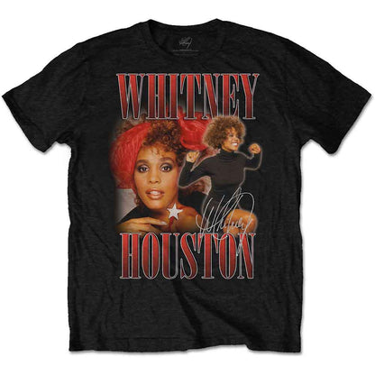 Een foto van een Whitney Houston T-Shirt
