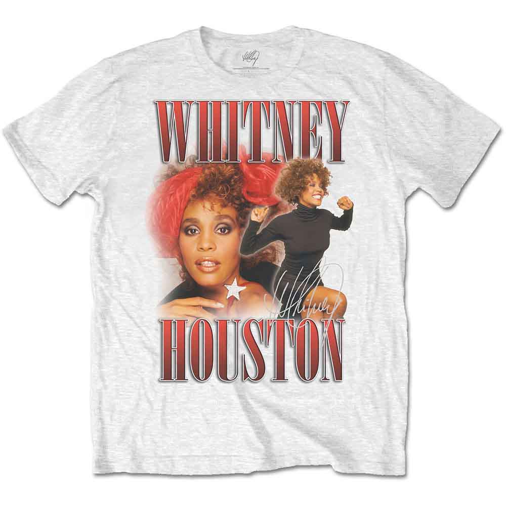 Een foto van een Whitney Houston T-Shirt