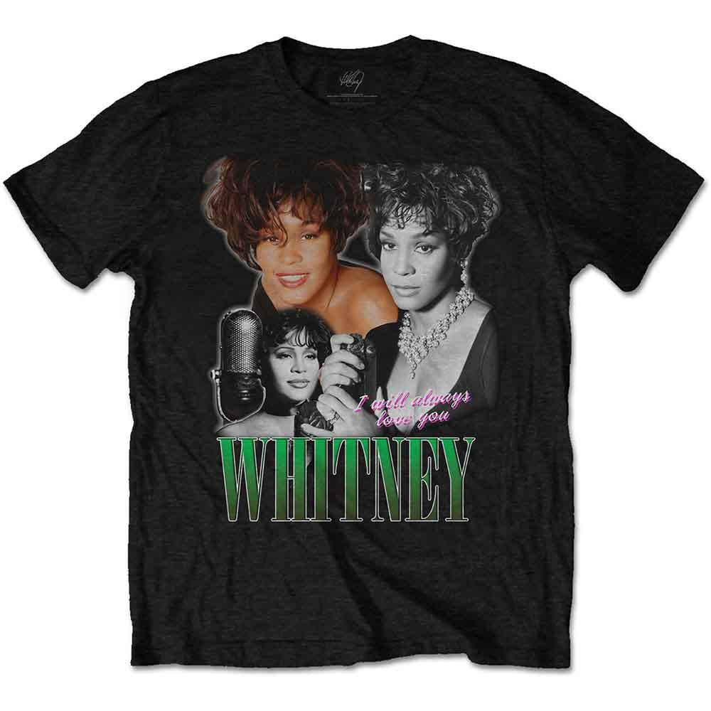 Een foto van een Whitney Houston T-Shirt