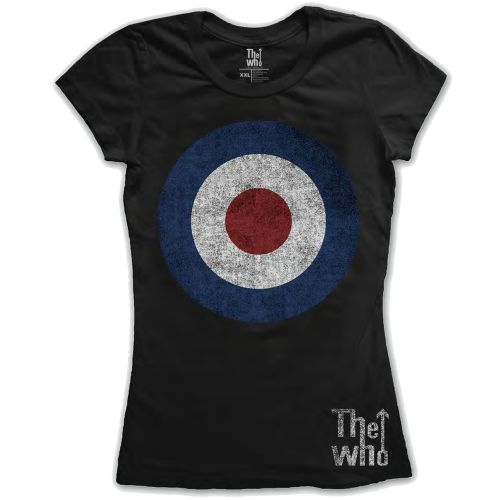 The Who Ladies T-Shirt: Target Distressed T-Shirt