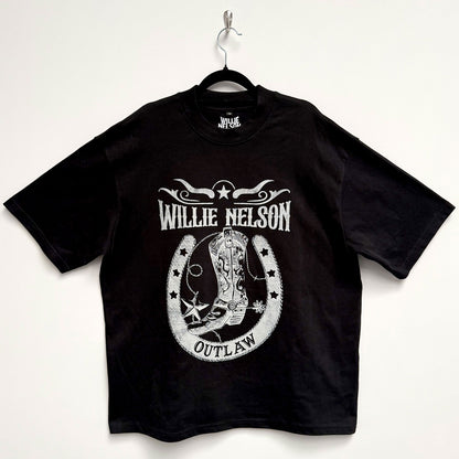 Een foto van een Willie Nelson T-Shirt