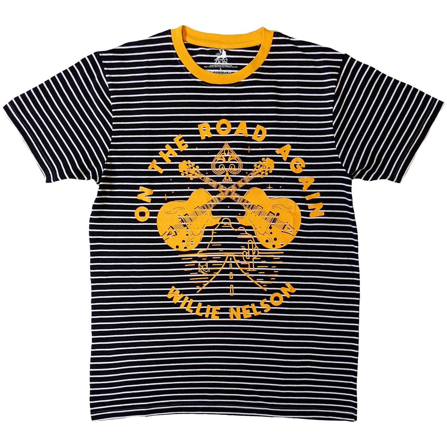Een foto van een Willie Nelson Ringer T-Shirt