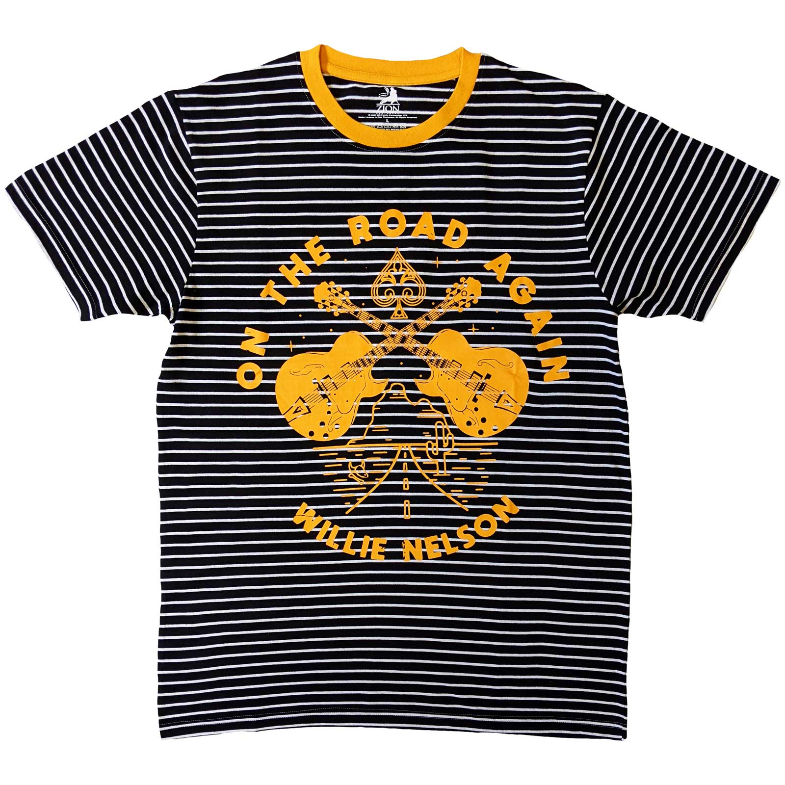 Een foto van een Willie Nelson Ringer T-Shirt