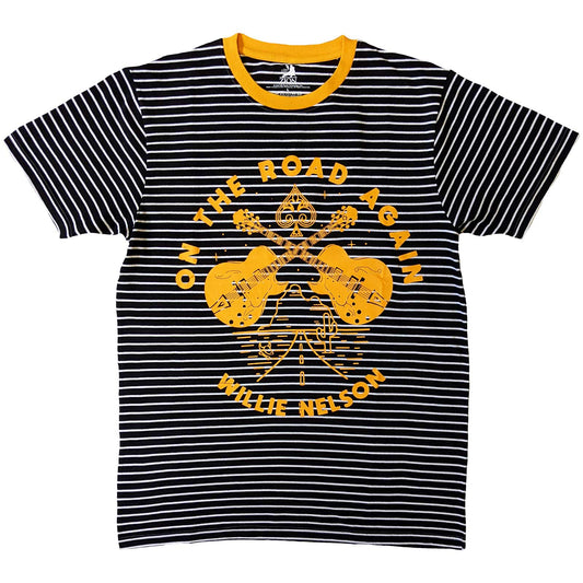 Een foto van een Willie Nelson Ringer T-Shirt