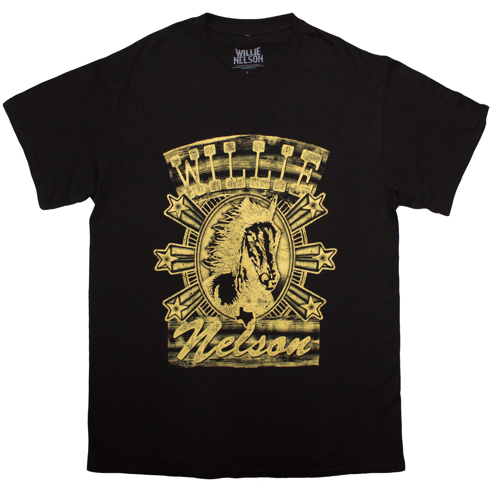 Een foto van een Willie Nelson T-Shirt