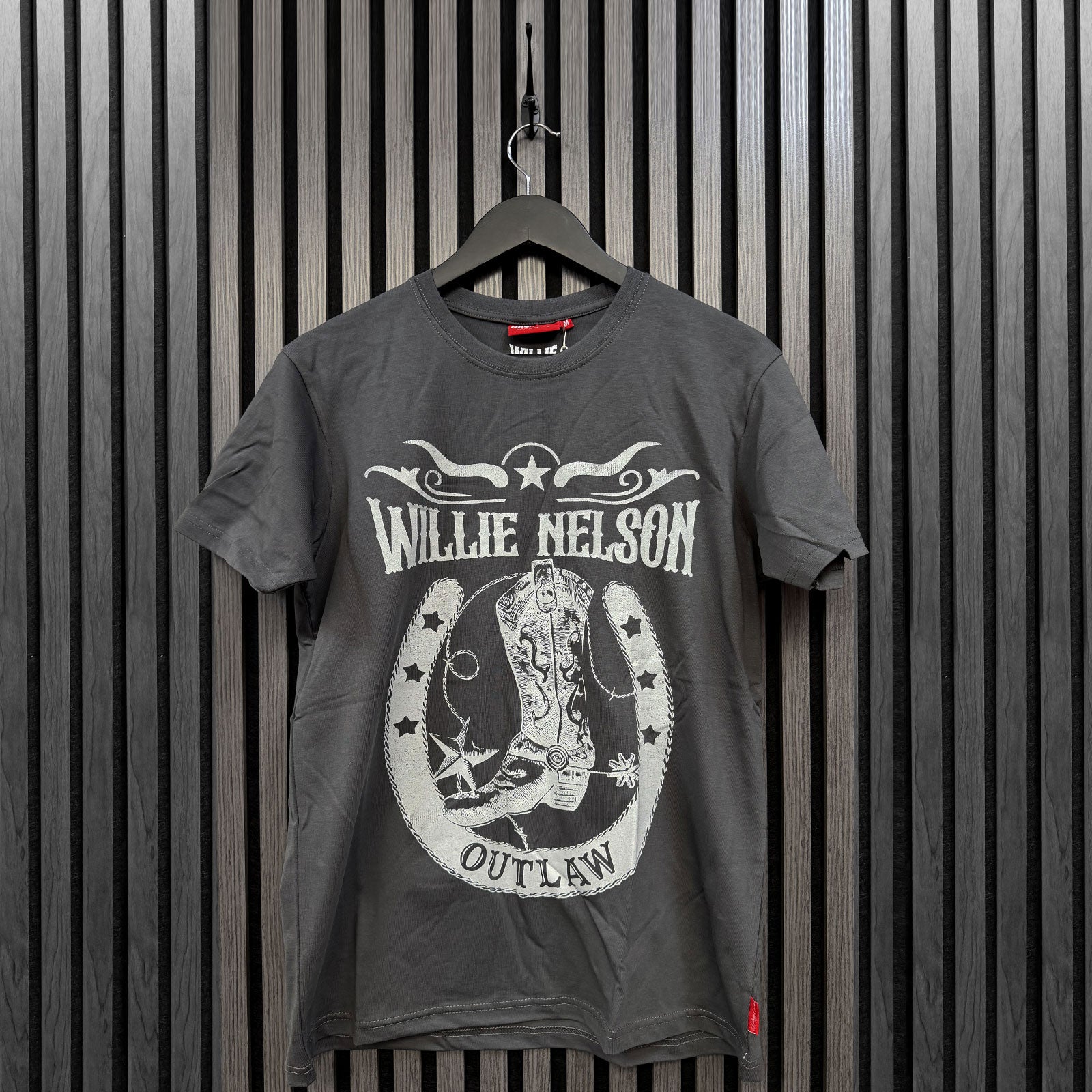 Een foto van een Willie Nelson T-Shirt