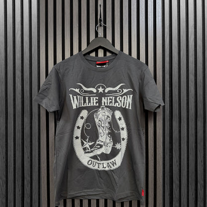 Een foto van een Willie Nelson T-Shirt