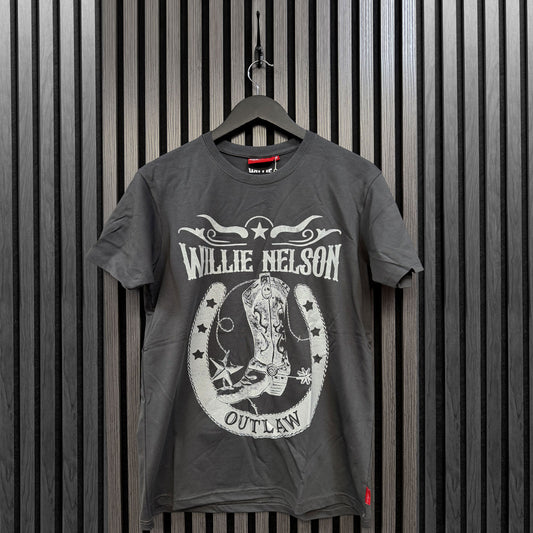 Een foto van een Willie Nelson T-Shirt