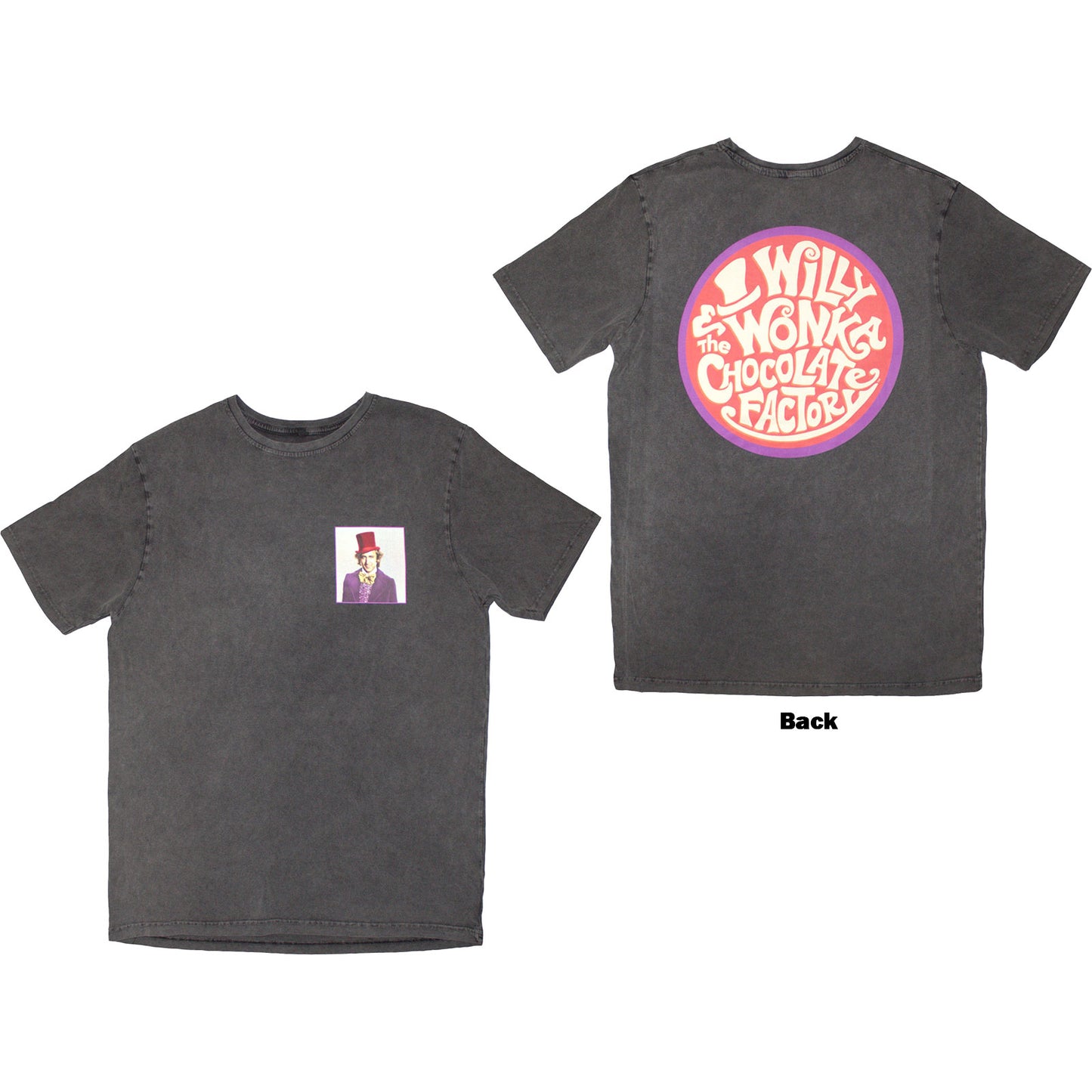 Een foto van een Willy Wonka T-Shirt