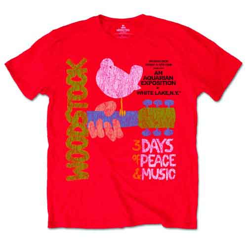 Een foto van een Woodstock T-Shirt