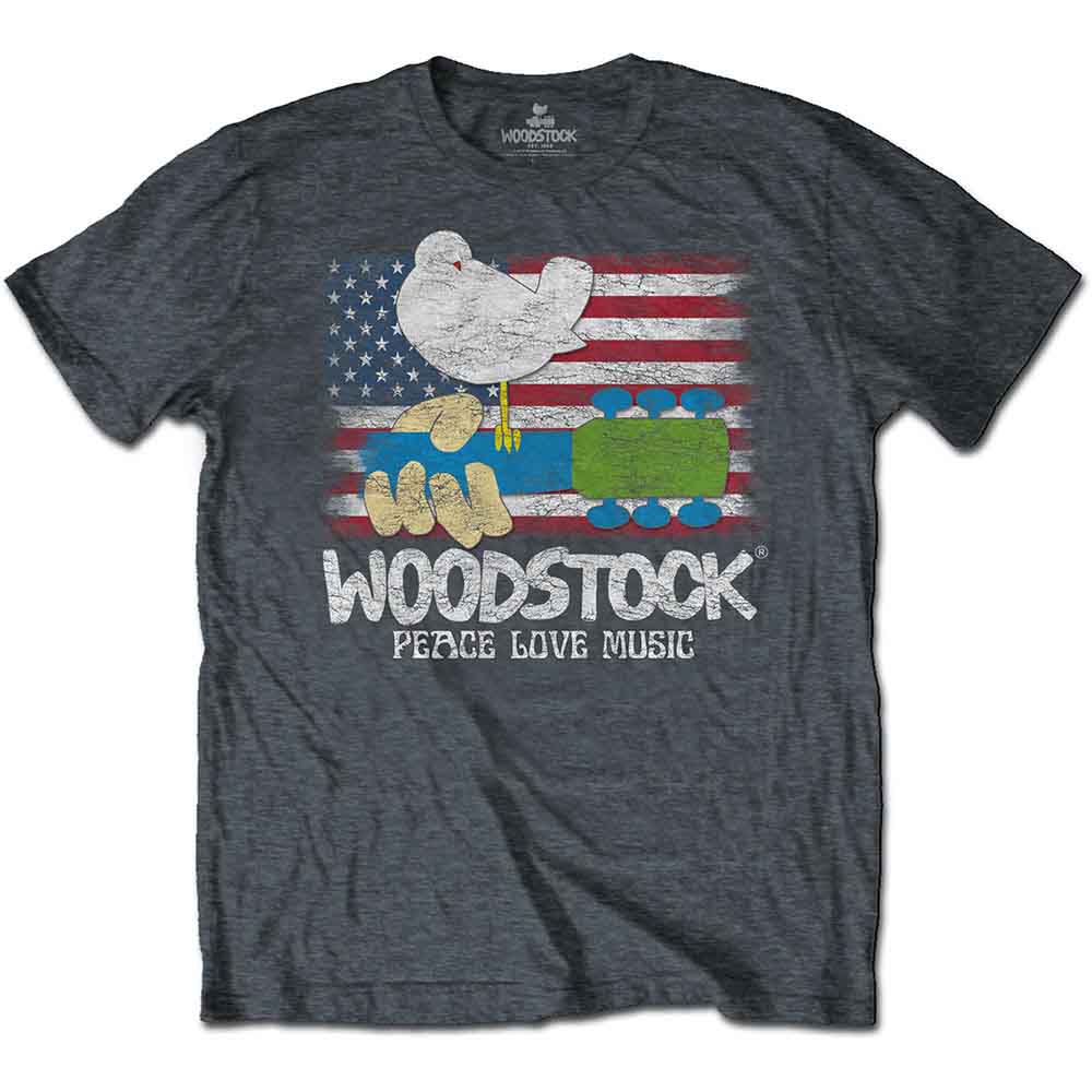 Een foto van een Woodstock T-Shirt
