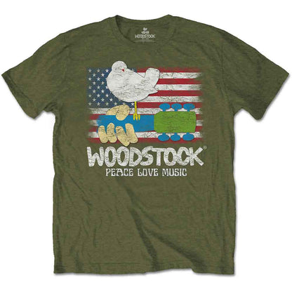 Een foto van een Woodstock T-Shirt