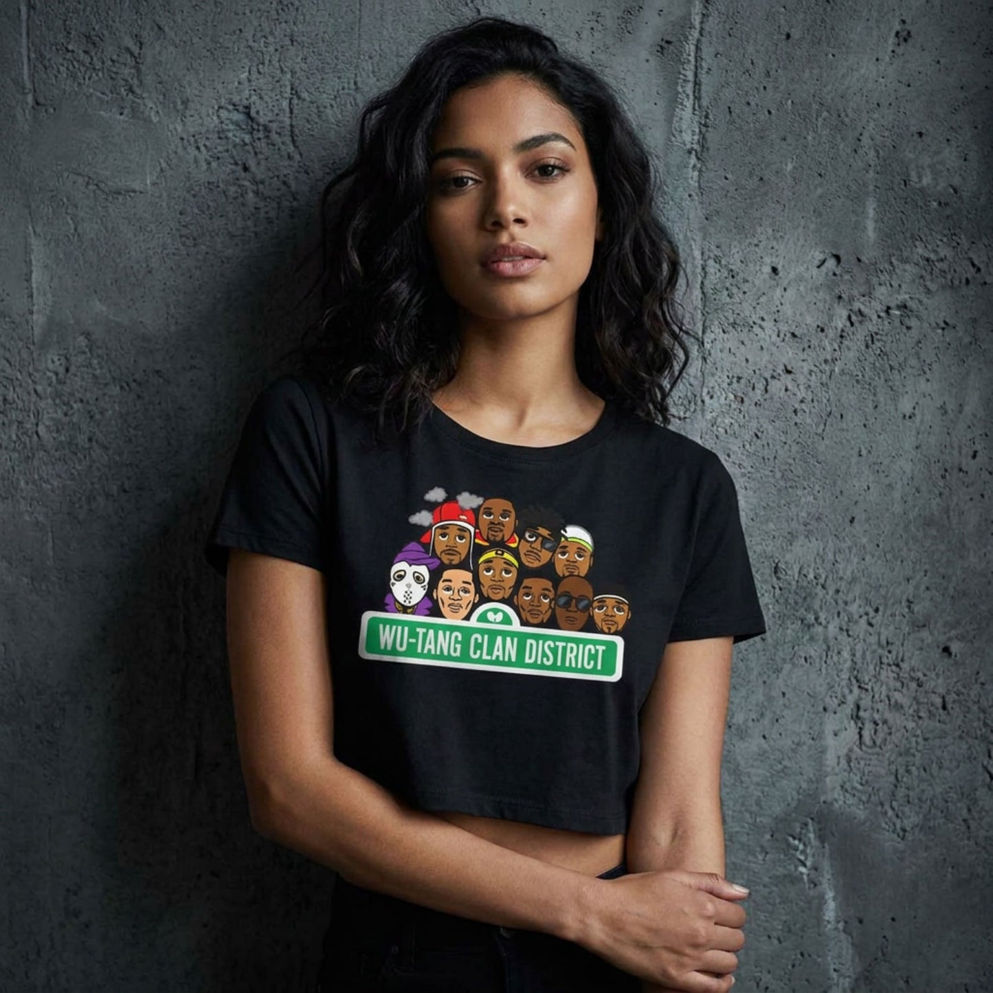 Een foto van een Wu-Tang Clan Crop Top