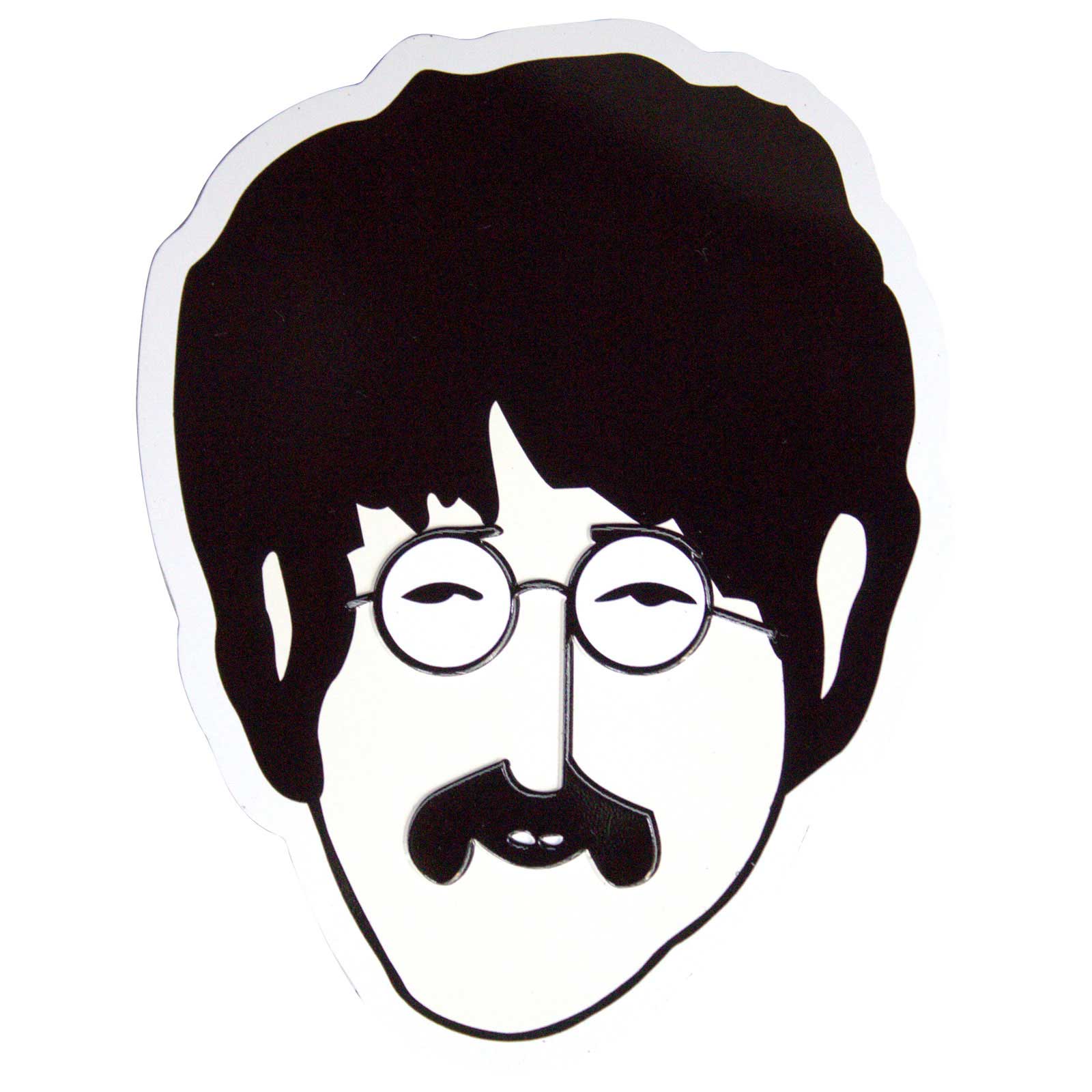 Een foto van een The Beatles Epoxy Magneet Set