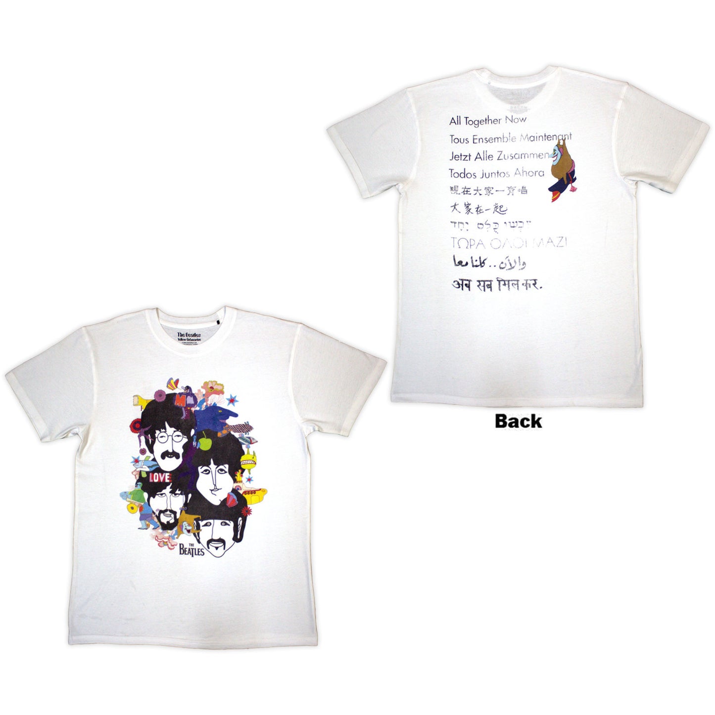 Een foto van een The Beatles T-Shirt