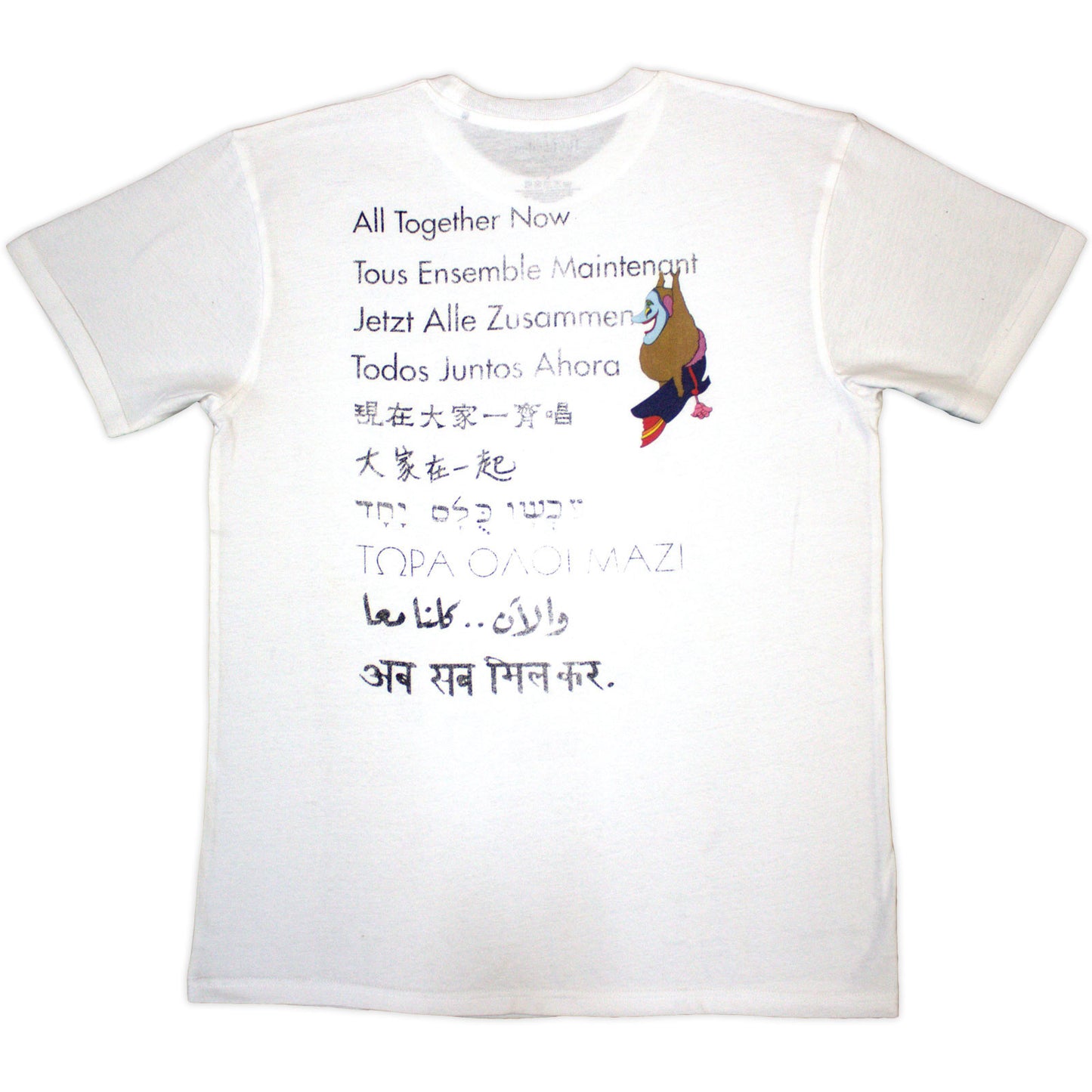 Een foto van een The Beatles T-Shirt