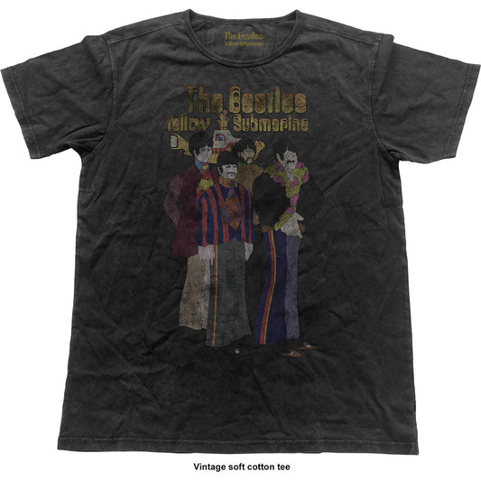 The Beatles Unisex Vintage T-Shirt: Yellow Submarine Band Vintage T-Shirt