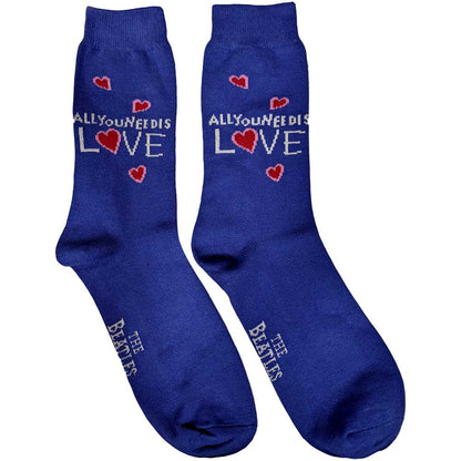 The Beatles Ladies Ankle Socks: All you need is love (UK Size 4 - 7) Enkelsokken