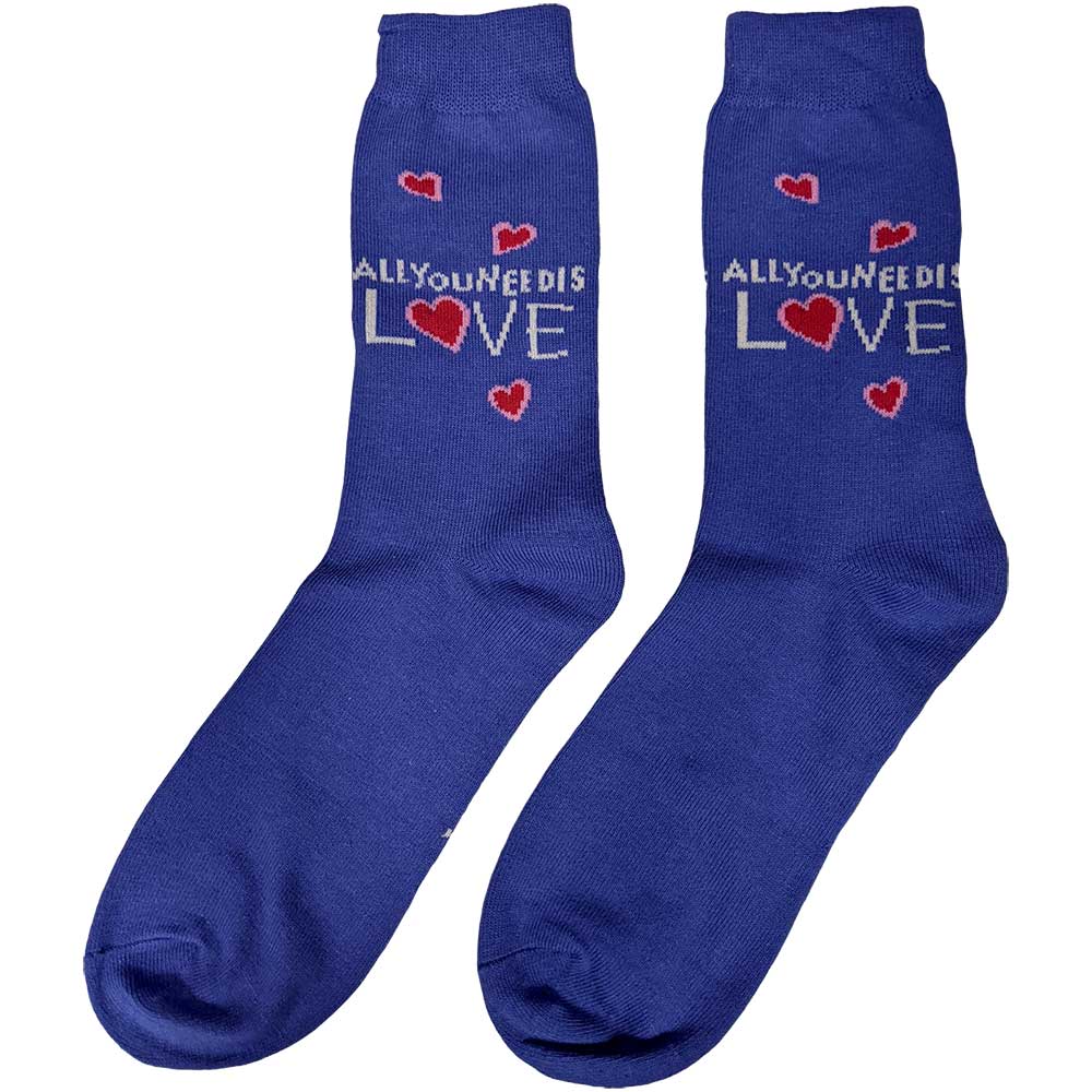 The Beatles Ladies Ankle Socks: All you need is love (UK Size 4 - 7) Enkelsokken