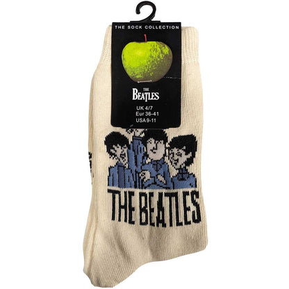 The Beatles Ladies Ankle Socks: Cartoon Group (UK Size 4 - 7) Enkelsokken