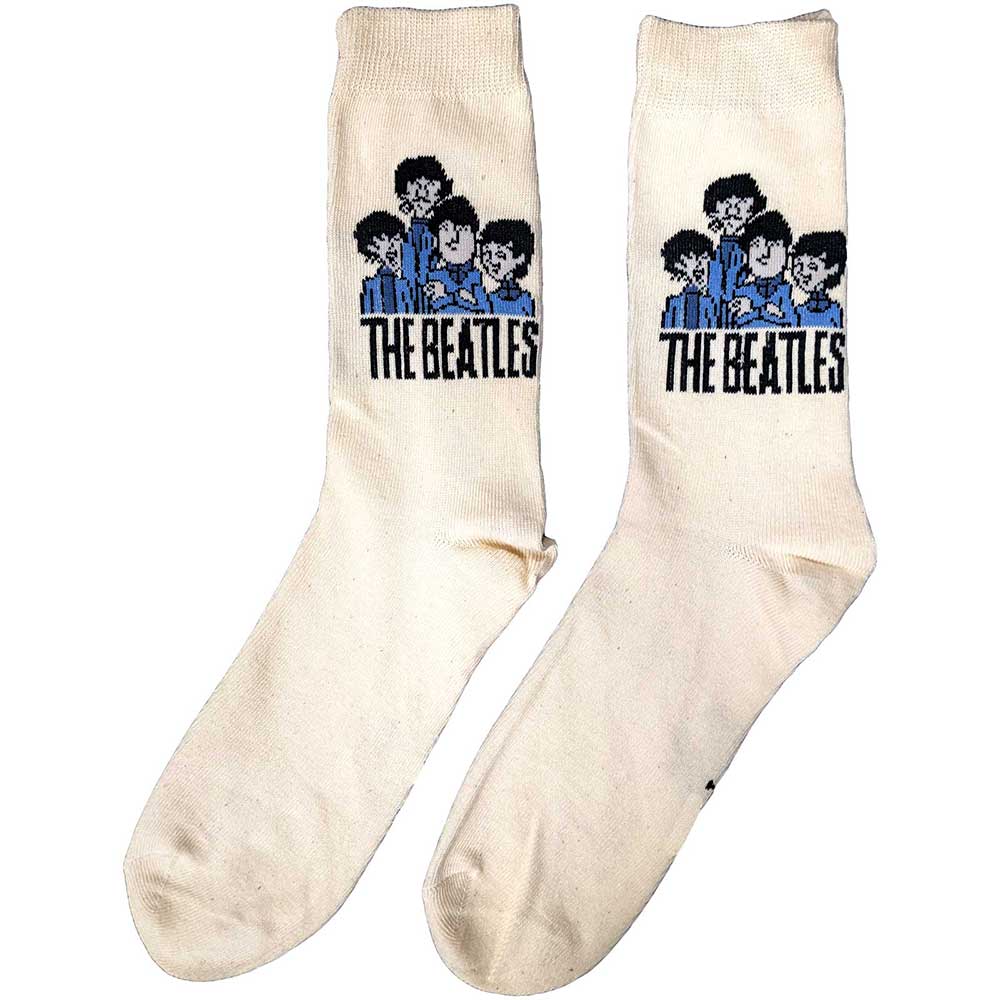 The Beatles Ladies Ankle Socks: Cartoon Group (UK Size 4 - 7) Enkelsokken