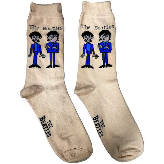 The Beatles Ladies Ankle Socks: Cartoon Standing (UK Size 4 - 7) Enkelsokken