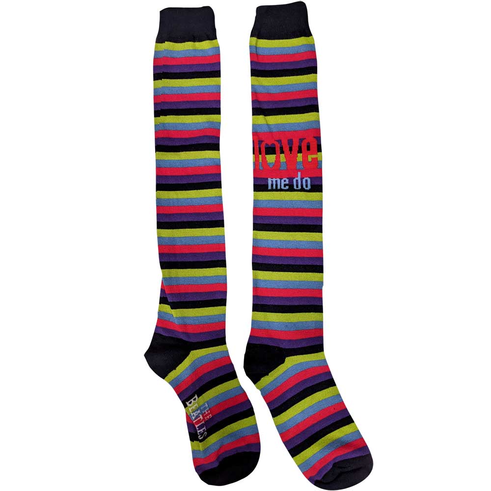 The Beatles Ladies Knee High Socks: Love Me Do (UK Size 4 - 7) Kniehoge sokken