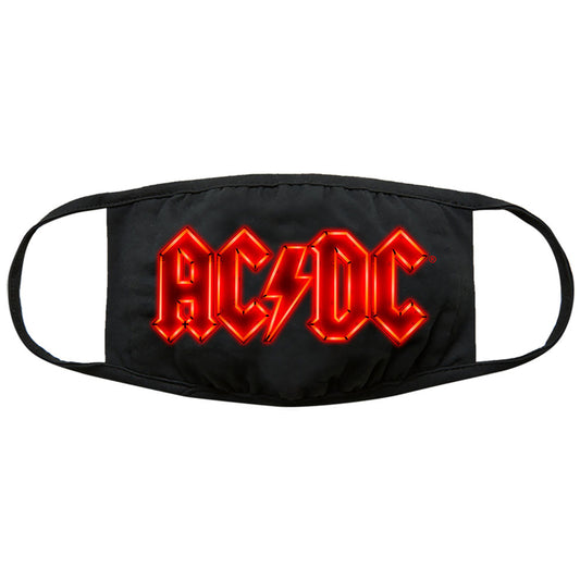 AC/DC Face Mask: Neon Logo Gezichtsmasker